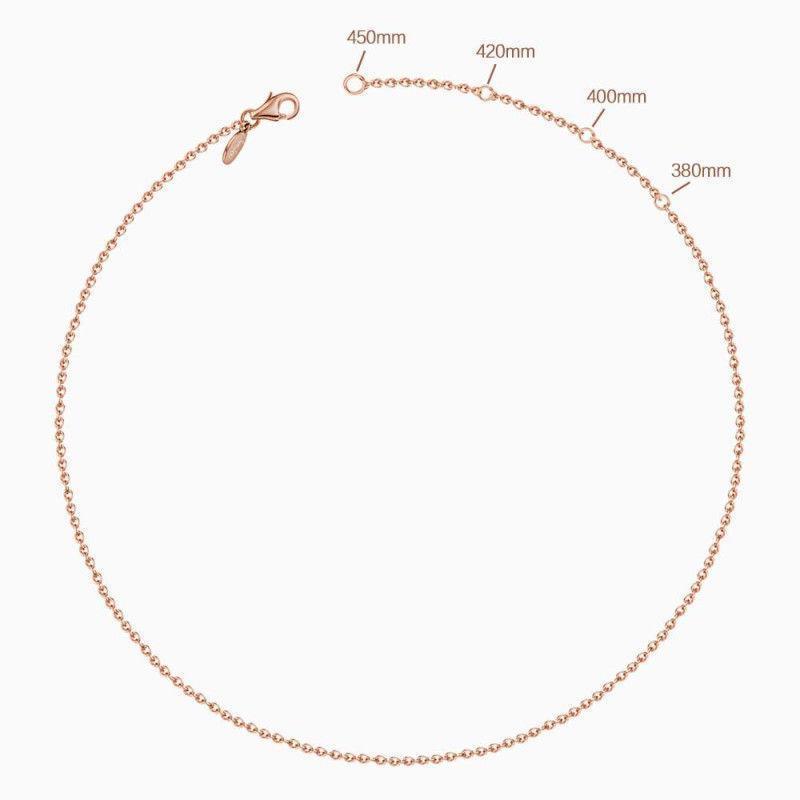 Mother's Day Gift Her Oval Photo Locket Necklace with Engraving Rose Gold Plated-Engravingift