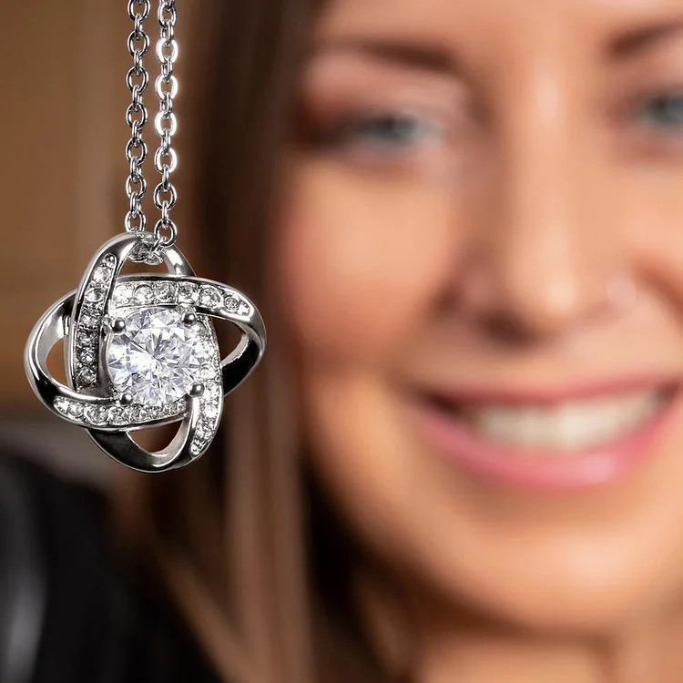 To My Beautiful Soulmate Love Knot Necklace