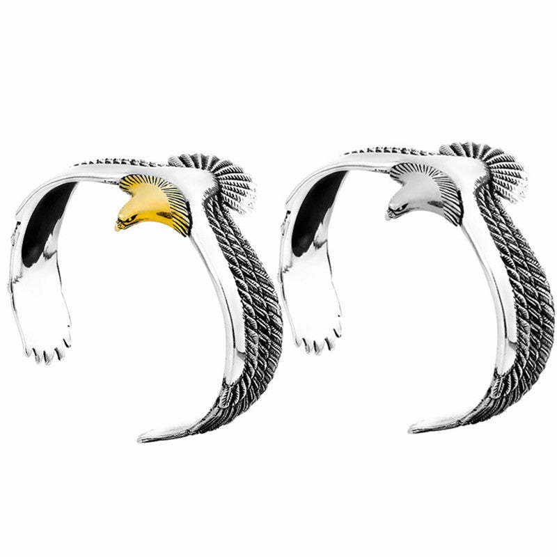 Christmas Gift Eagle Cuff Bracelet For Men Open Adjustable