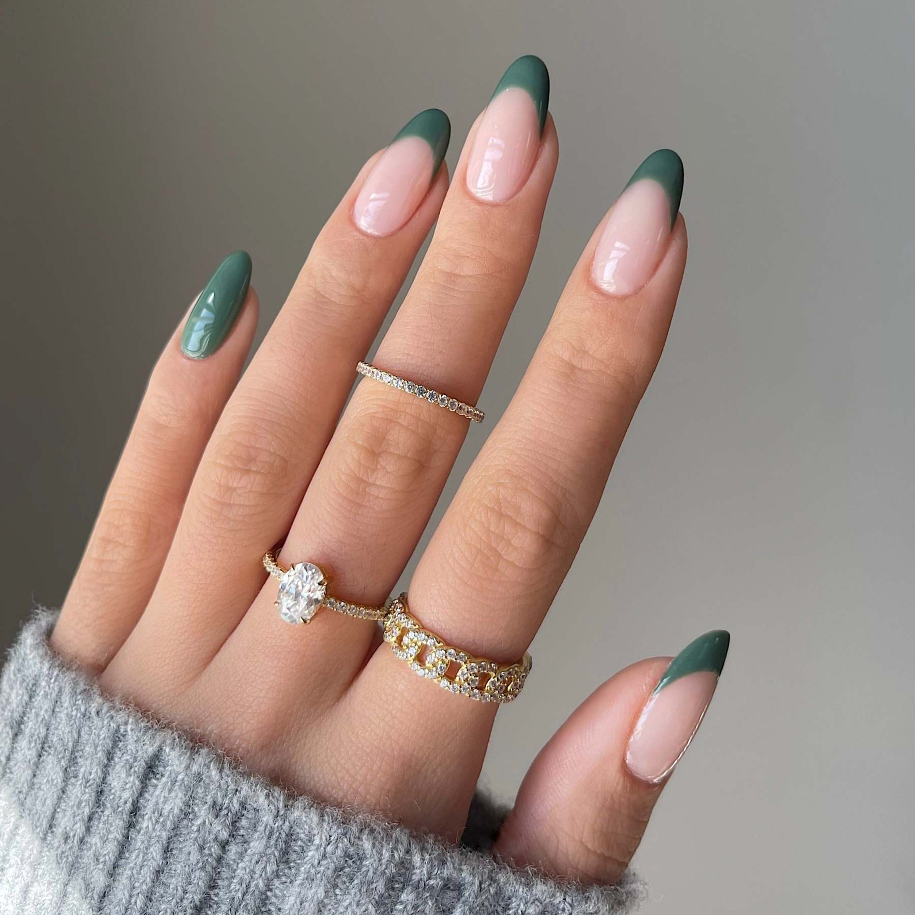 Mother's Day Gift Diamond Chain Ring-Engravingift