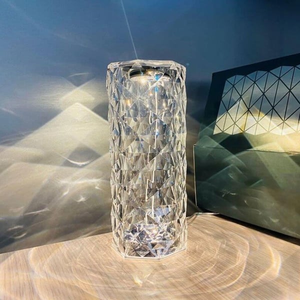 Christmas Gift Touching Control Rose Crystal Lamp - Buy 2 Free Shipping-Engravingift