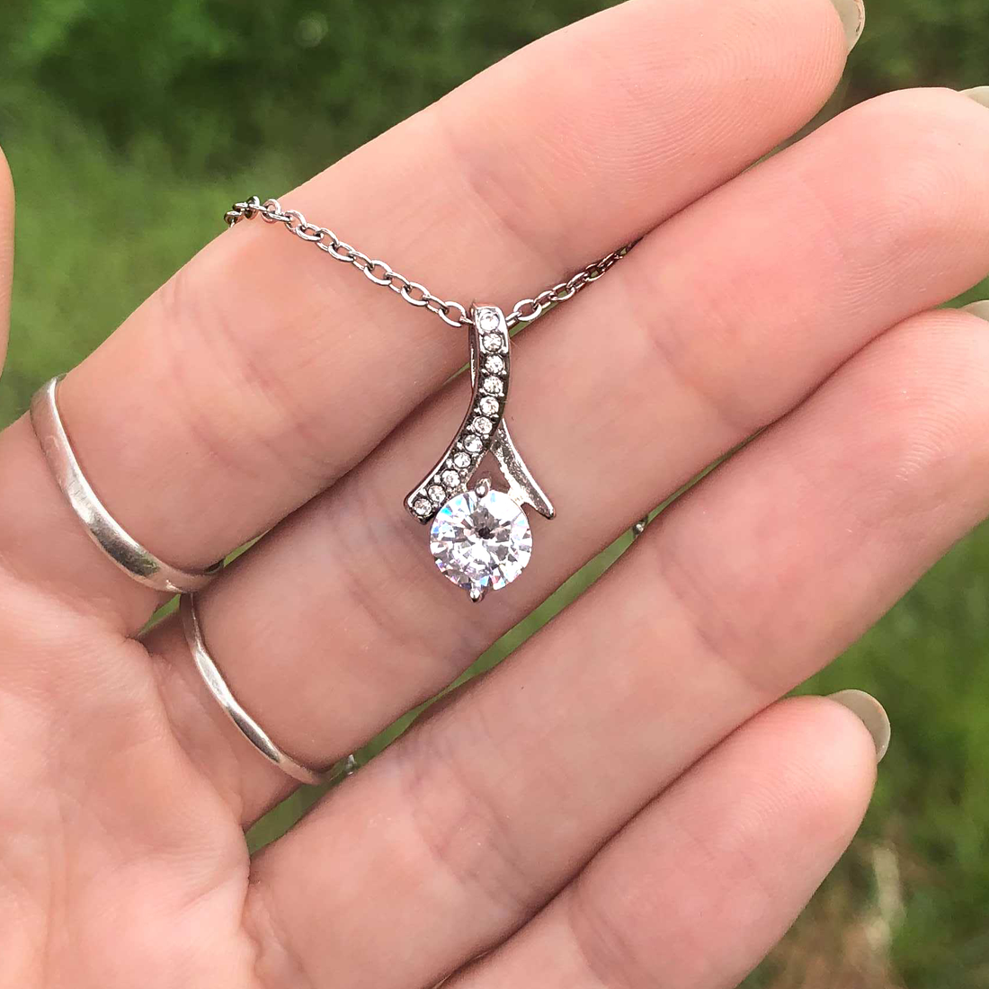 Mother's Day Gift To My Bonus Daughter | Shine Like The Brightest Star Alluring Beauty Necklace Gift Set-Engravingift