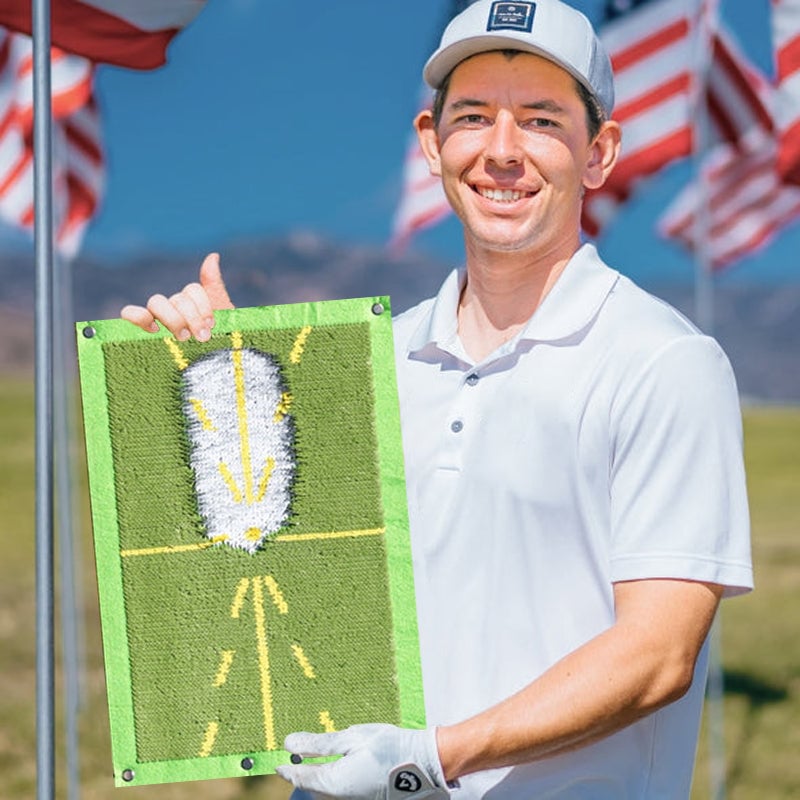 Christmas Gift 🔥BLACK FRIDAY SALE🔥 Golf Training Mat for Swing Detection Batting-Engravingift