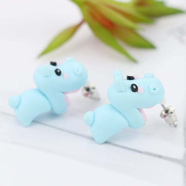 Cute Animal Bite Earrings-Engravingift