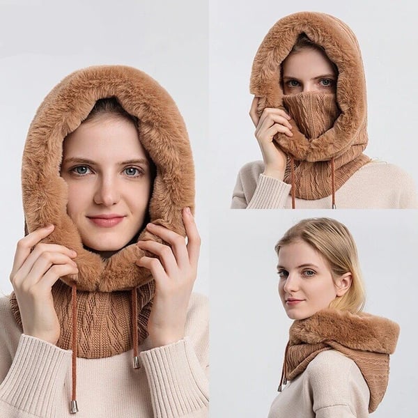 Winter Knit Set Unisex Warm Windproof Hat