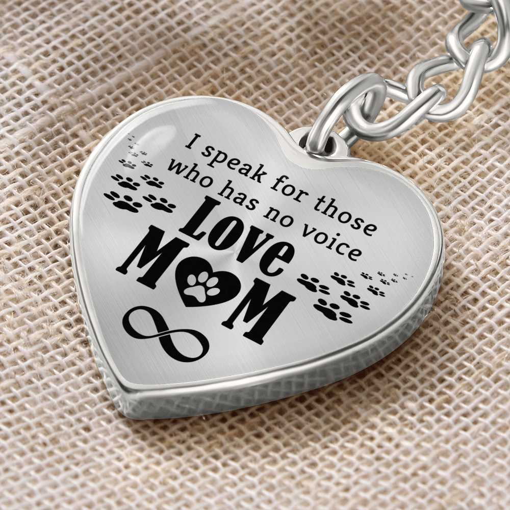 Mother's Day Gift Love Mom - Graphic Heart Keychain-Engravingift