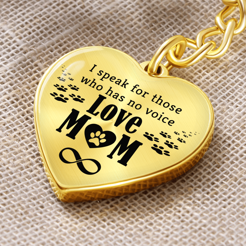Mother's Day Gift Love Mom - Graphic Heart Keychain-Engravingift