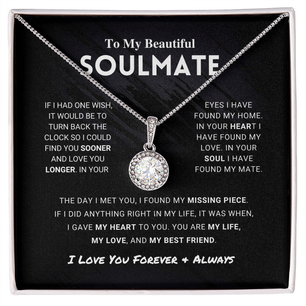 Mother's Day Gift Soulmate - Missing Piece - Eternal Hope-Engravingift