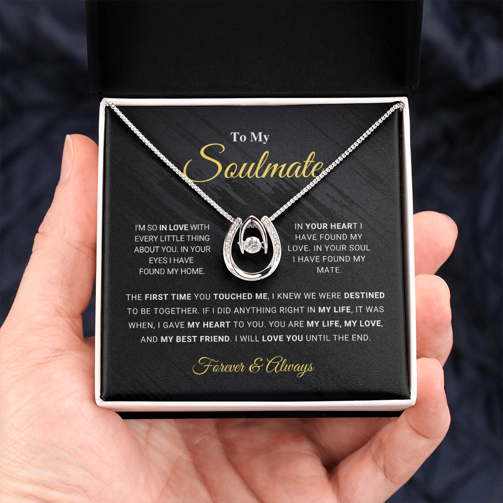 Mother's Day Day Gift Soulmate - Lucky In Love Necklace-Engravingift