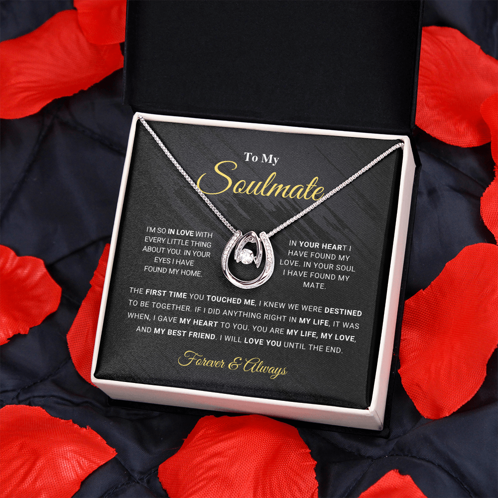 Mother's Day Day Gift Soulmate - Lucky In Love Necklace-Engravingift
