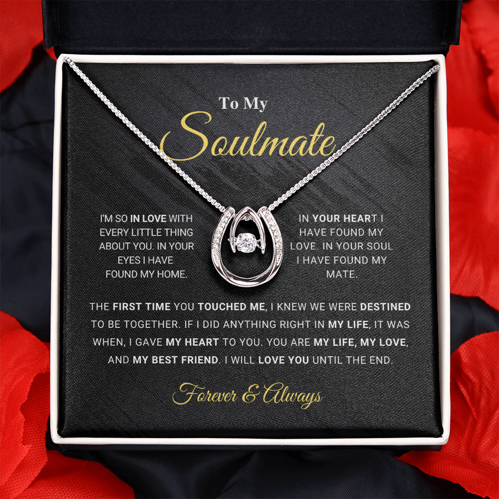 Mother's Day Day Gift Soulmate - Lucky In Love Necklace-Engravingift