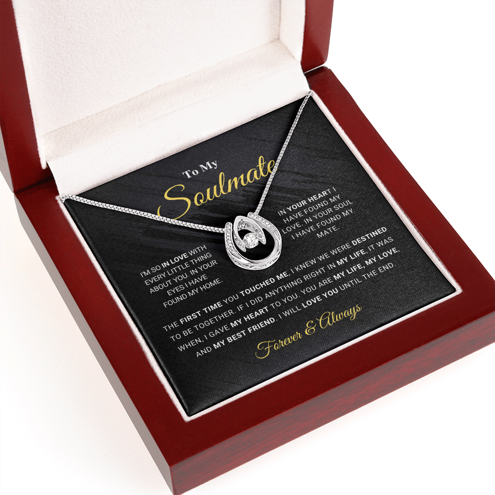 Mother's Day Day Gift Soulmate - Lucky In Love Necklace-Engravingift