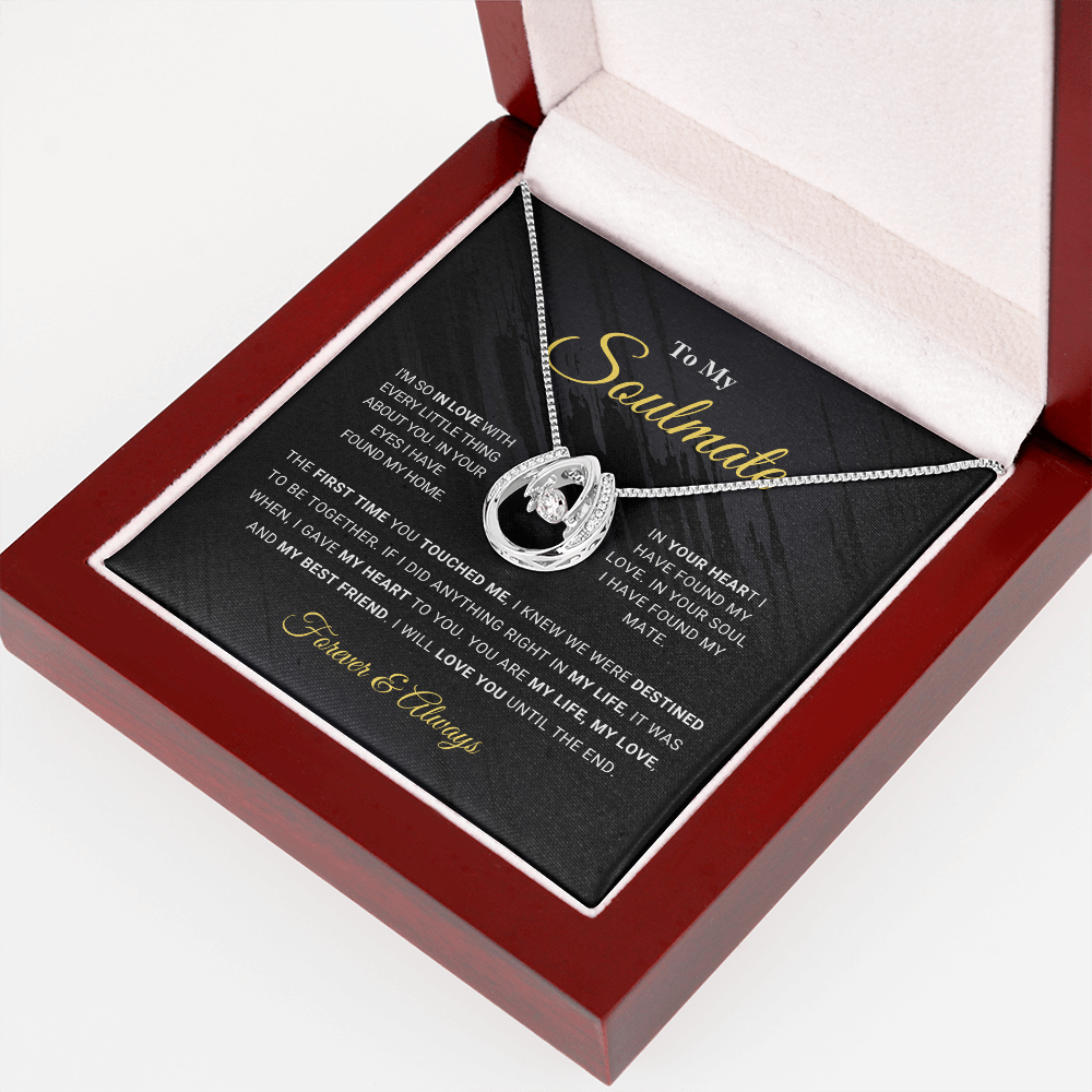 Mother's Day Day Gift Soulmate - Lucky In Love Necklace-Engravingift