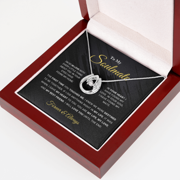 Mother's Day Day Gift Soulmate - Lucky In Love Necklace-Engravingift