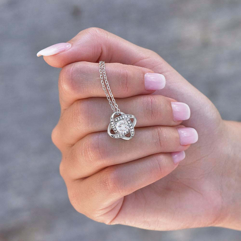 Mother's Day Gift Mom - You're The World - Love Knot Necklace-Engravingift