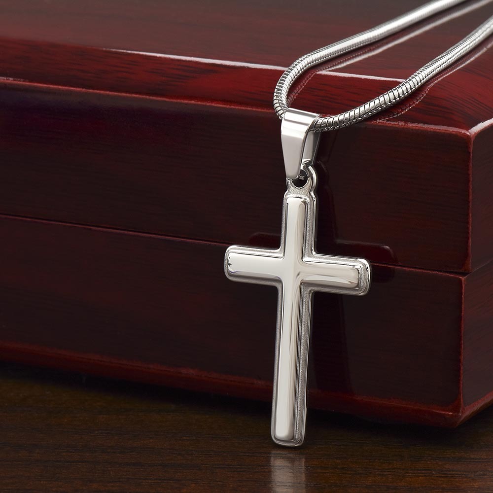Mother's Day Gift Son - Joy Of My Life - Cross Necklace Gift-Engravingift