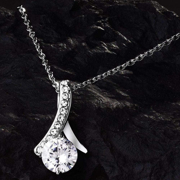 Mother's Day Gift To My Bonus Daughter | Shine Like The Brightest Star Alluring Beauty Necklace Gift Set-Engravingift