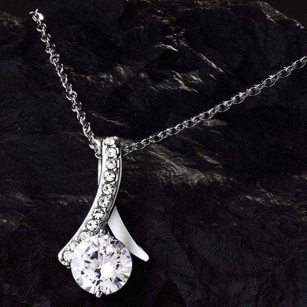 Mother's Day Gift To My Bonus Daughter | Shine Like The Brightest Star Alluring Beauty Necklace Gift Set-Engravingift