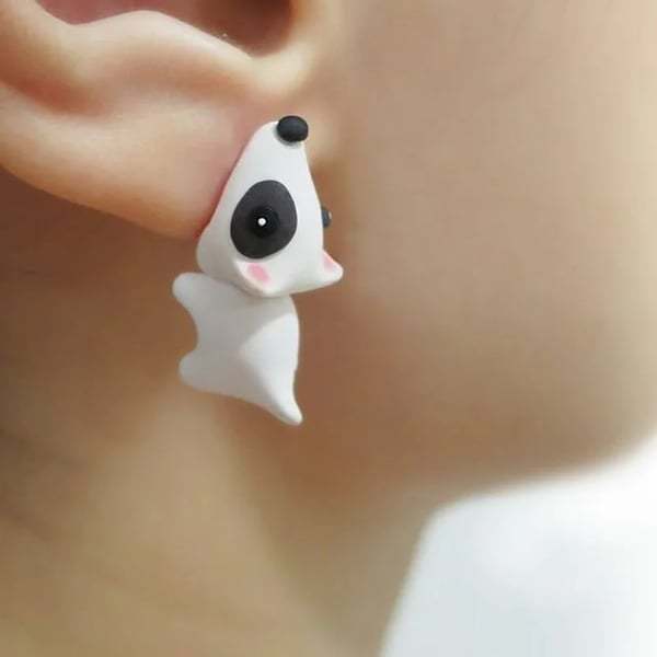 Cute Animal Bite Earrings-Engravingift