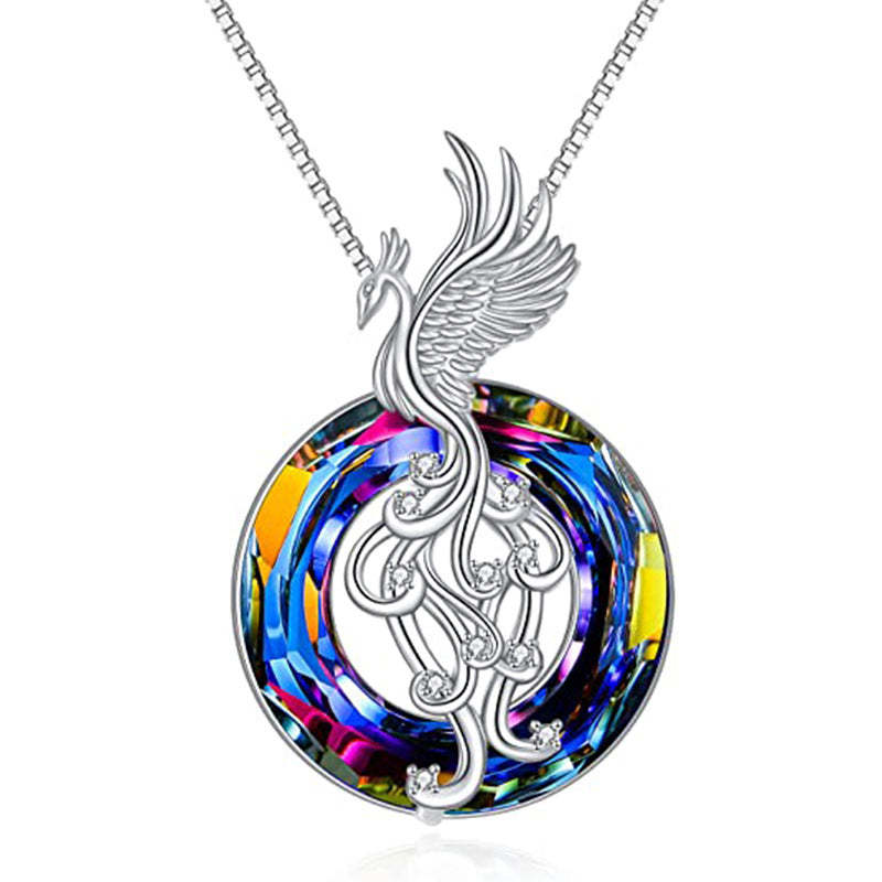 Mother's Day Gift Flying Phoenix Necklace-Engravingift