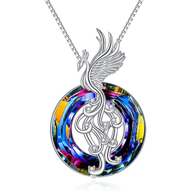 Mother's Day Gift Flying Phoenix Necklace-Engravingift