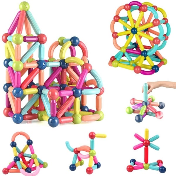 CHRISTMAS PRE SALE 49% OFF --- Magnetic Balls and Rods Set Educational Magnet Building Blocks