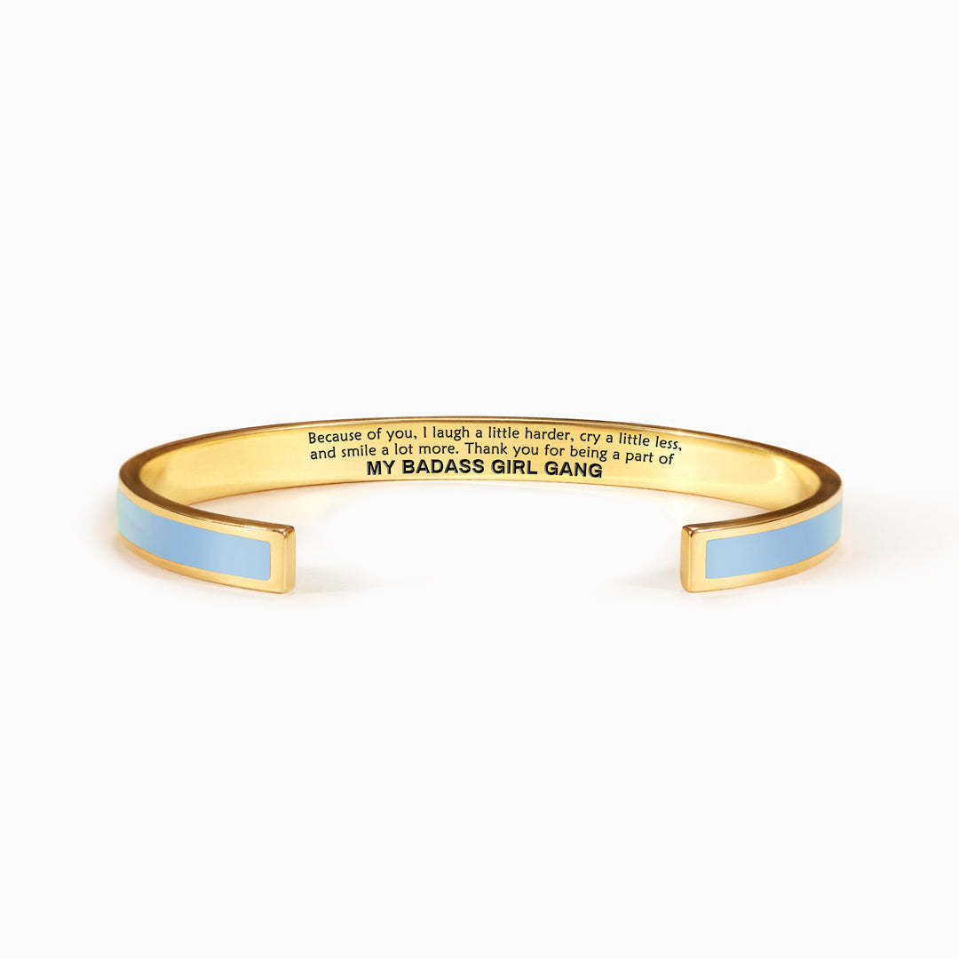 Mother's Day Gift Bff Bracelet Best Friend Bracelets For 2 Bestie Bracelet-My Badass Girl Gang-Engravingift