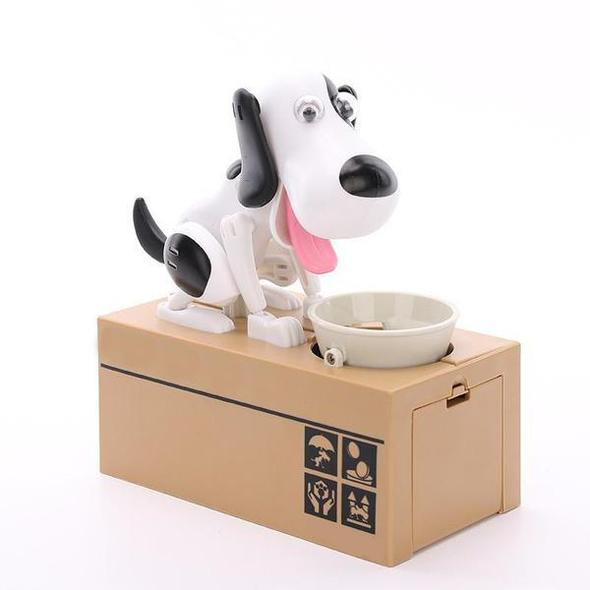 Christmas Gift Little Dog Piggy Bank-Engravingift