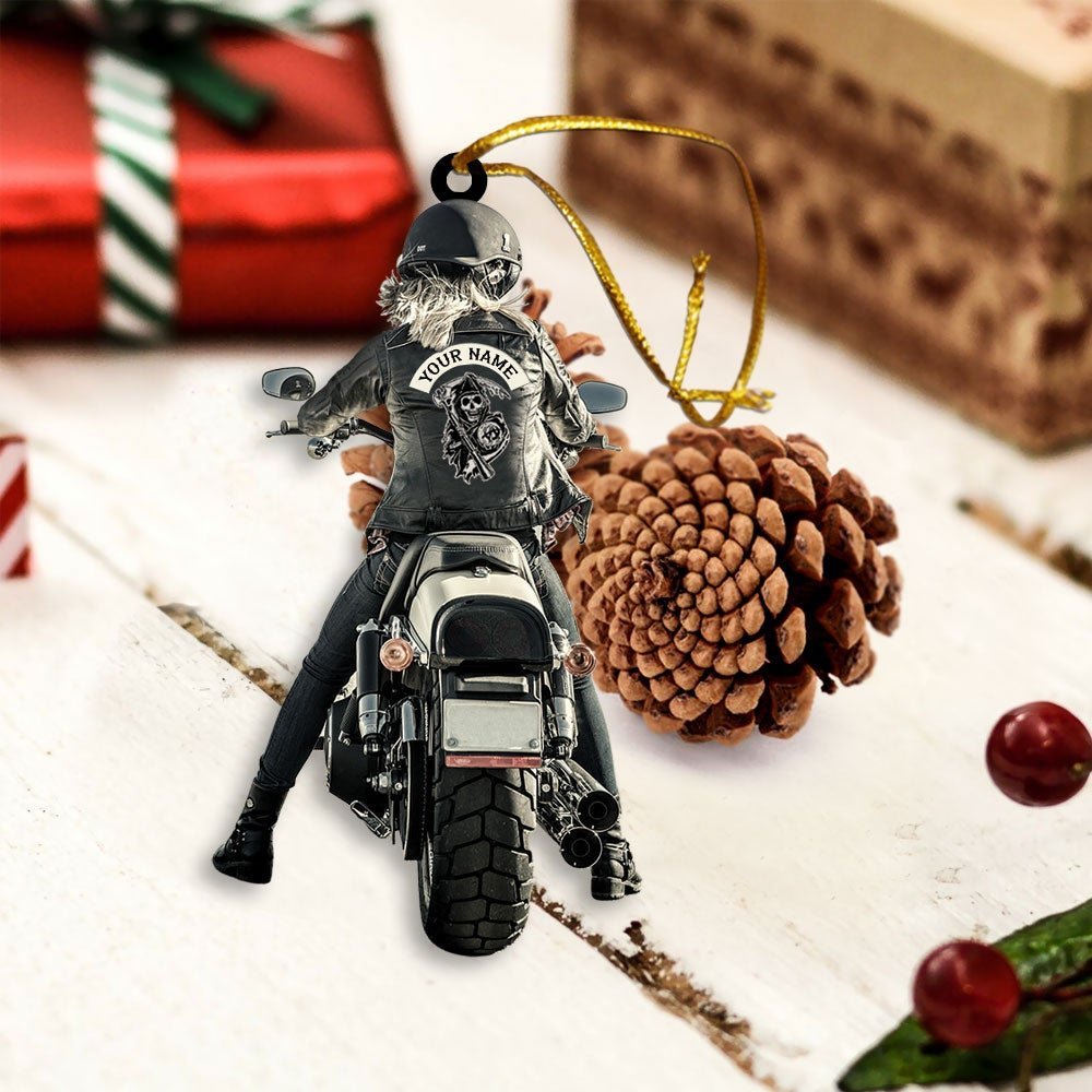 Christmas Gift Personalized Biker Vr2 Acrylic Keychain-Engravingift