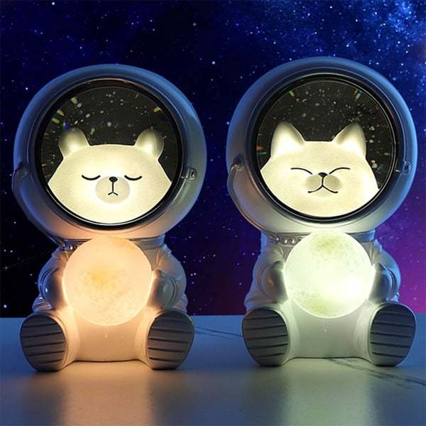 Mother's Day Gift Pet Astronaut Night Light-Engravingift