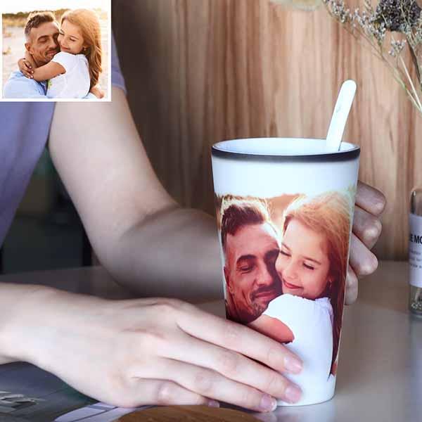 Christmas Gift Custom Photo Magic Mug Personalized Color Changing Cup