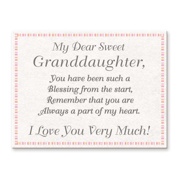 Christmas Gift Granddaughter Bolo Bracelet With Personalized Engravings