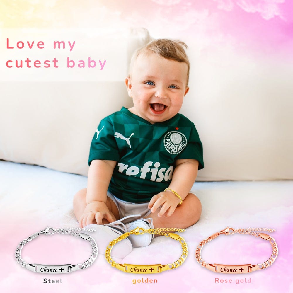 Mother's Day Gift Personalized Baby Name Bracelet-Engravingift