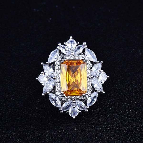 Christmas Gift Luxury gemstone necklace ring