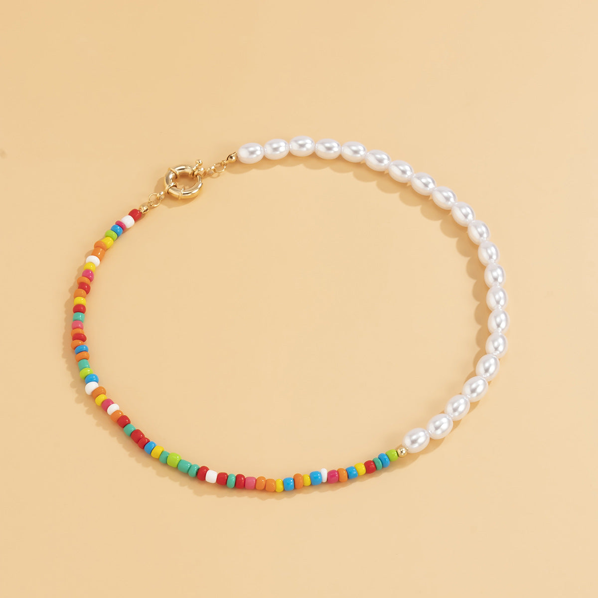 Mother's Day Gift Bohemia Pearl Beaded Necklace Summer Wedding Party Gifts for Women Girls-Engravingift