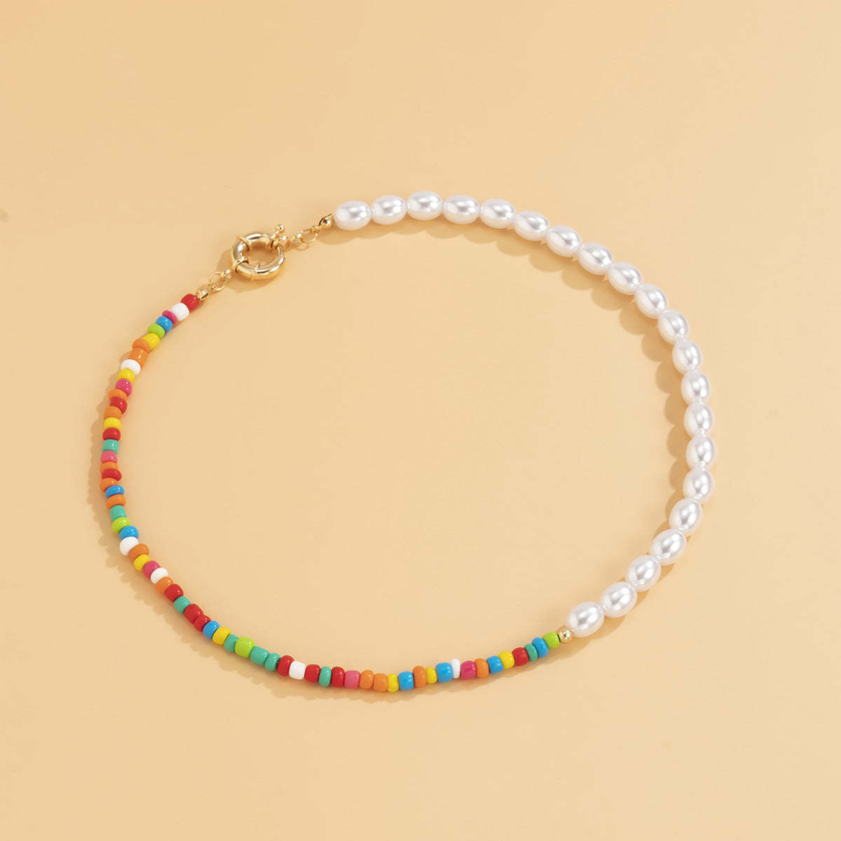 Mother's Day Gift Bohemia Pearl Beaded Necklace Summer Wedding Party Gifts for Women Girls-Engravingift