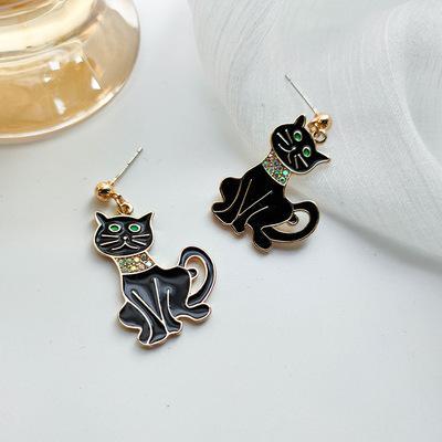 'Daze Black Cats' Earrings Myron Earring MelodyNecklace