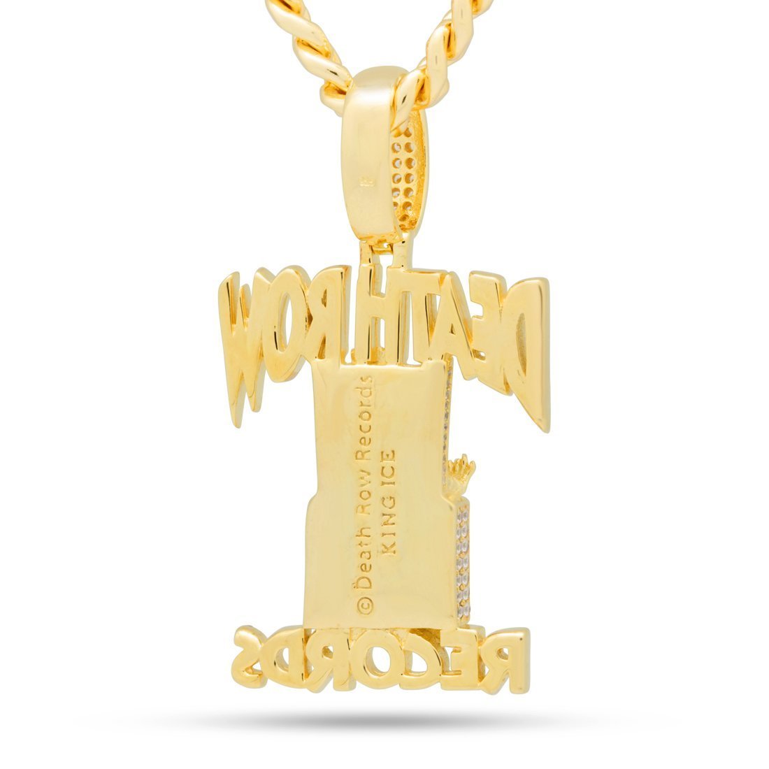 Death Row Records x King Ice Iced Necklace
