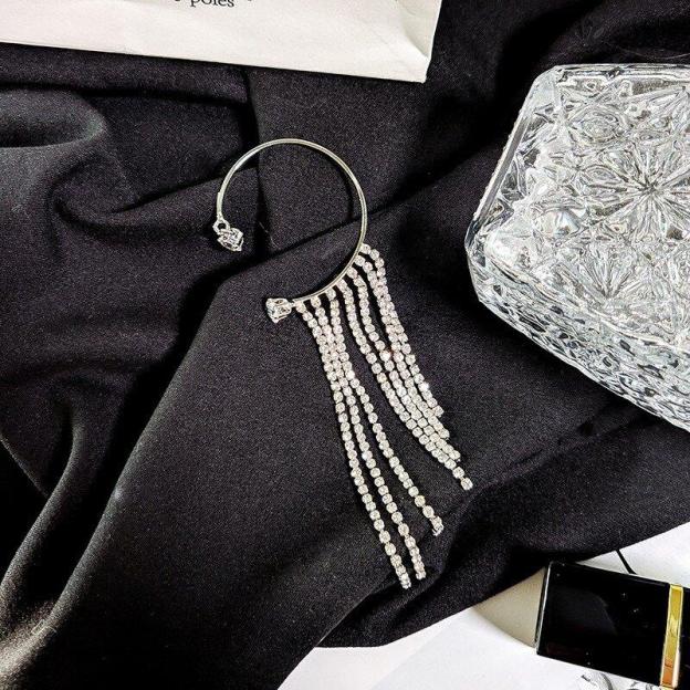 Mother's Day Gift Diamantene Ohr Manschette-Engravingift
