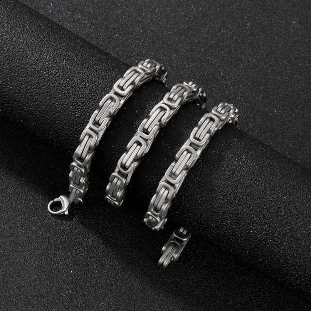 Christmas Gift To My Man I LOVE YOU Cuban Link Necklace Stainless Steel Necklace Father's Gift for Husband Boyfriend-Engravingift