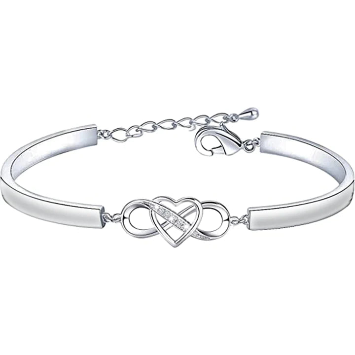 Mother's Day Gift To my daughter-in-law Infinite Love Bangle Bracelet Warm Gift-Engravingift