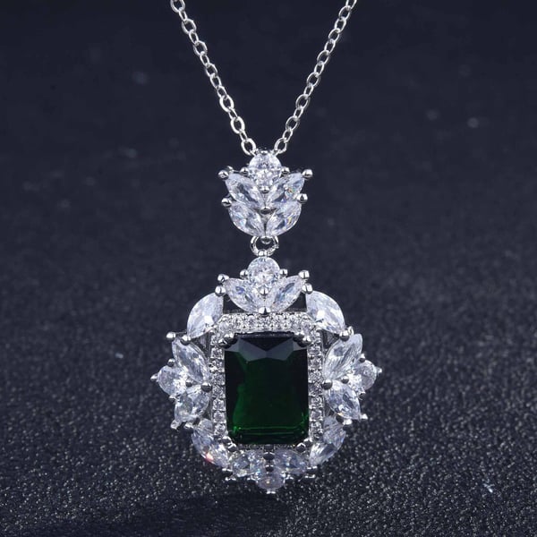 Christmas Gift Luxury gemstone necklace ring