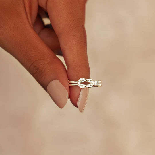 Christmas Gift For Love-S925 Infinity Love Knot Promise Ring "a knot that is not quite yet"