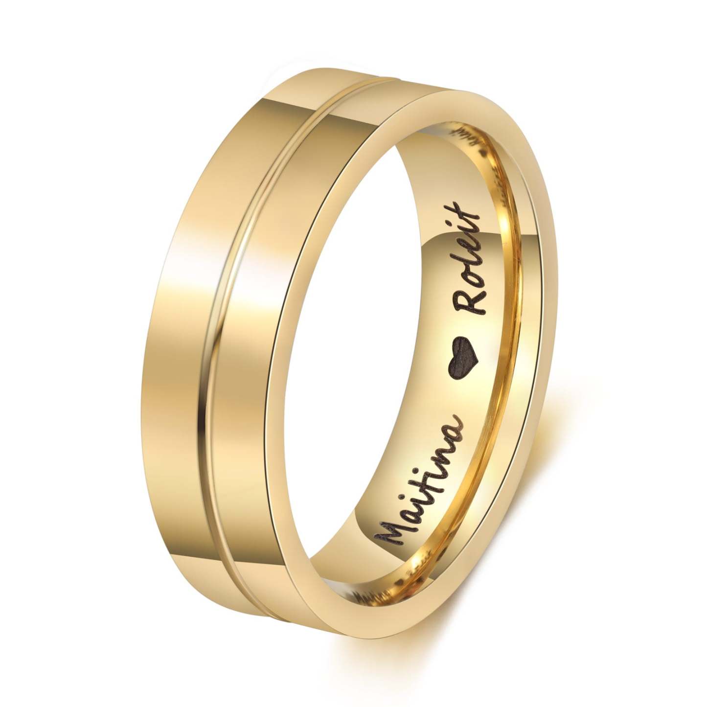 Mother's Day Gift Couple Ring Personalized Love Matching Rings Gift for Couple Friends BBF-Engravingift