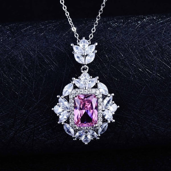 Christmas Gift Luxury gemstone necklace ring