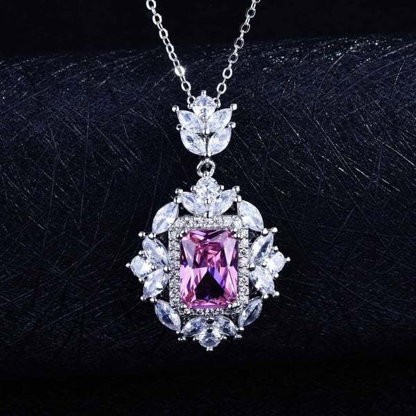 Christmas Gift Luxury gemstone necklace ring