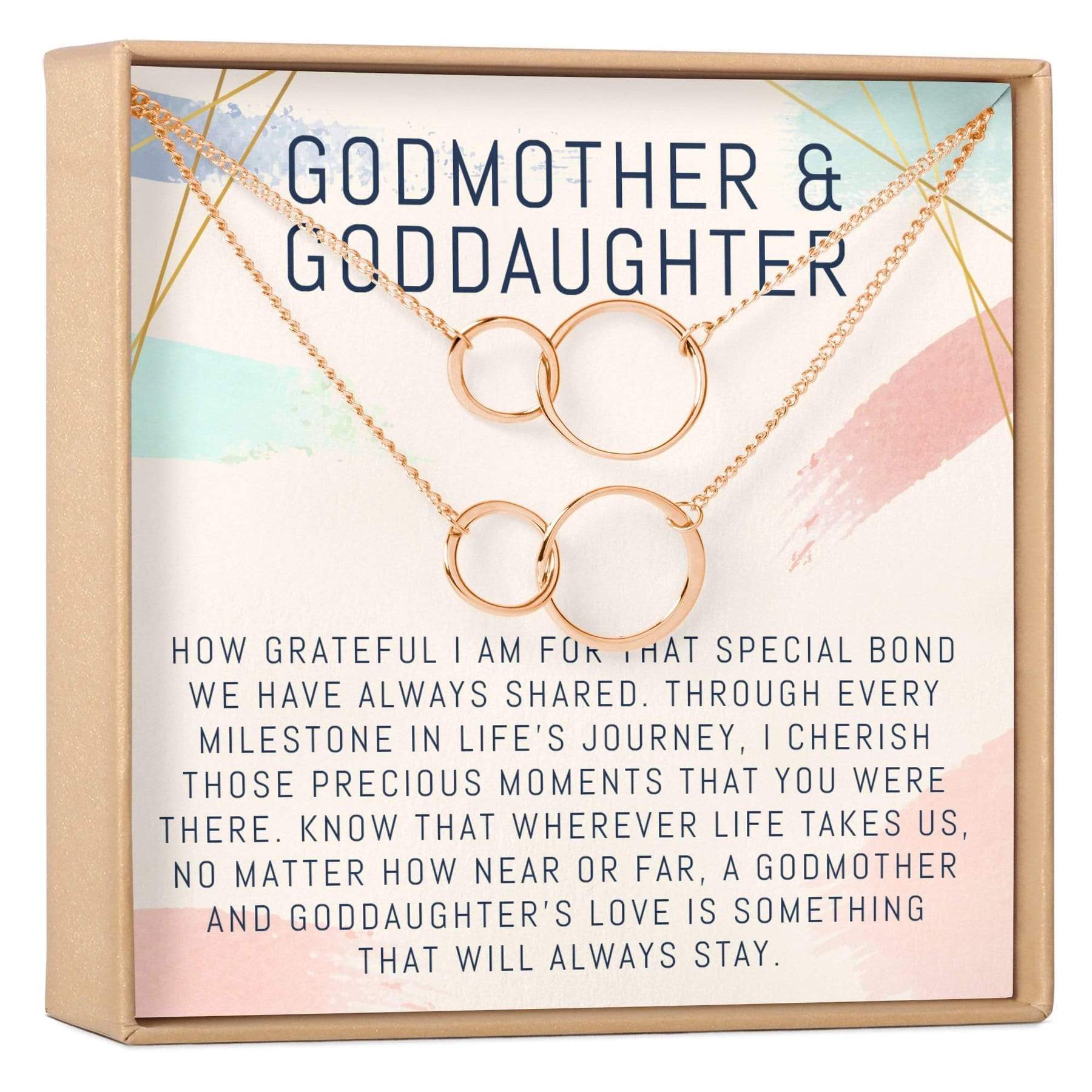 Christmas Gift Godmother-Goddaughter Necklace Multiple Styles Jewelry
