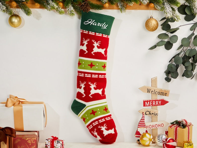 Christmas Stockings with Name-Engravingift