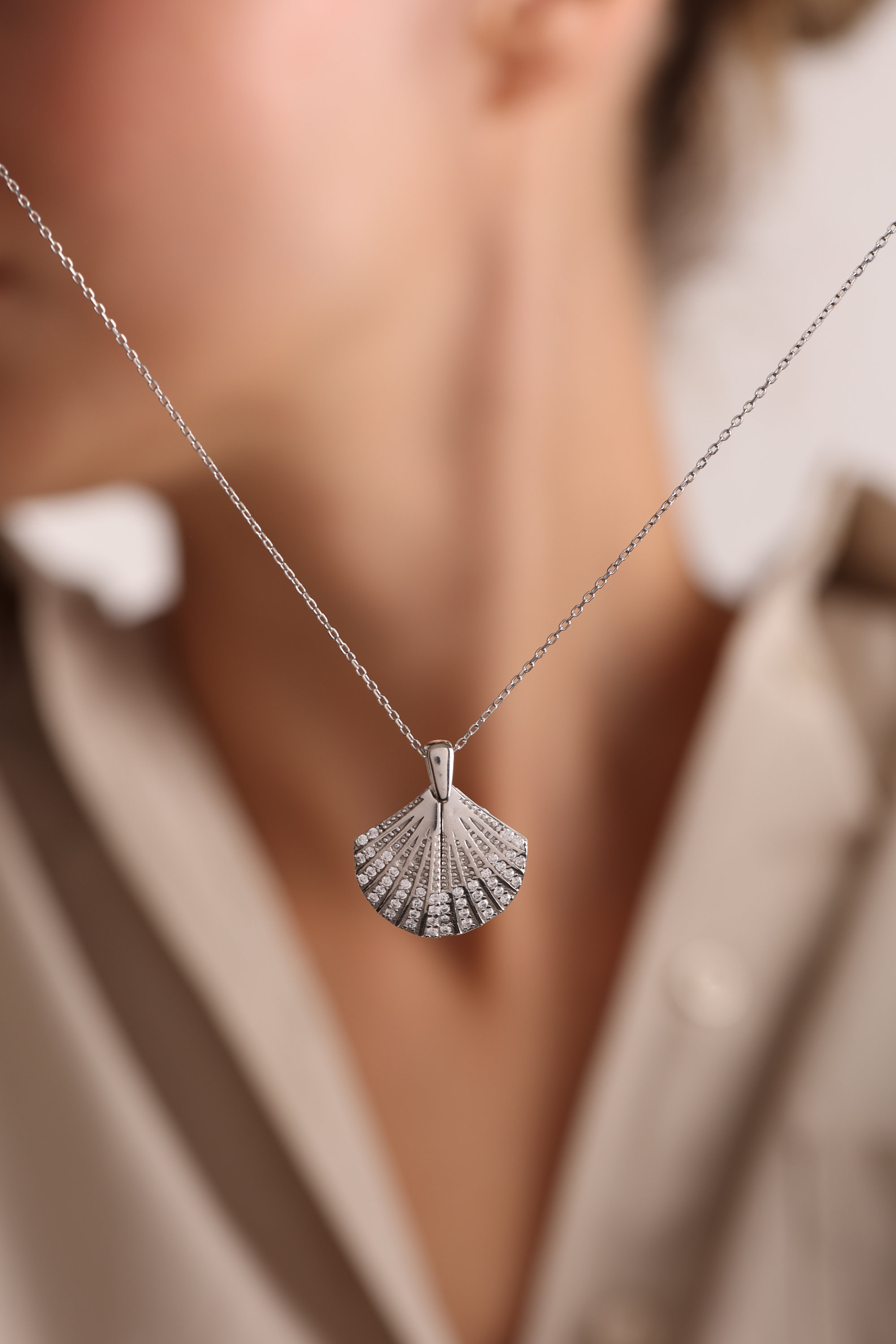 Personalized Oyster Name Necklace
