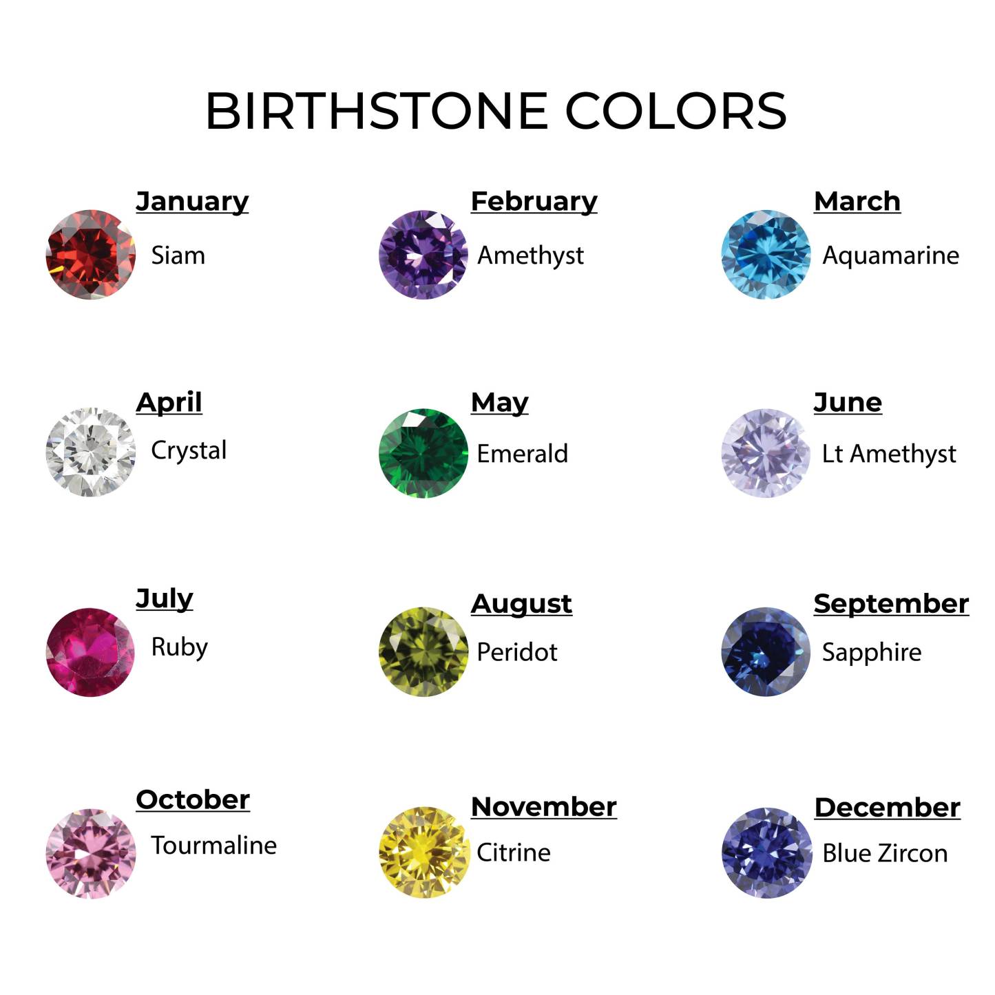 Custom Family Birthstone Bracelet for Mom